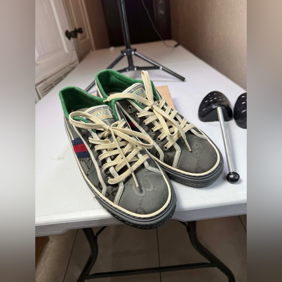 Gucci Tennis 1977 Off the Grid Low 'Grey' Men's Sz 9 - Picture 6 of 14